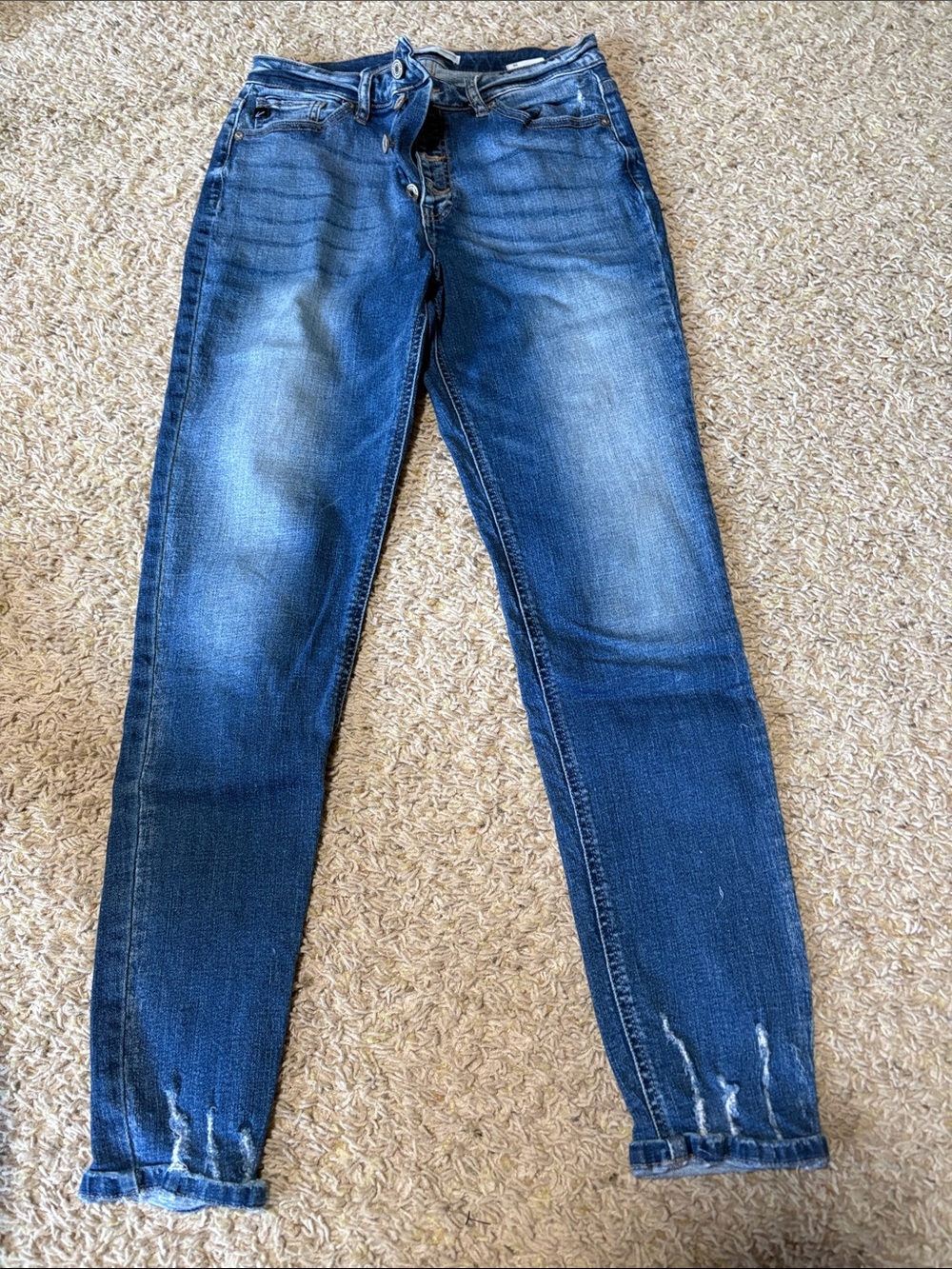KanCan Dark Blue Washed Skinny Jeans